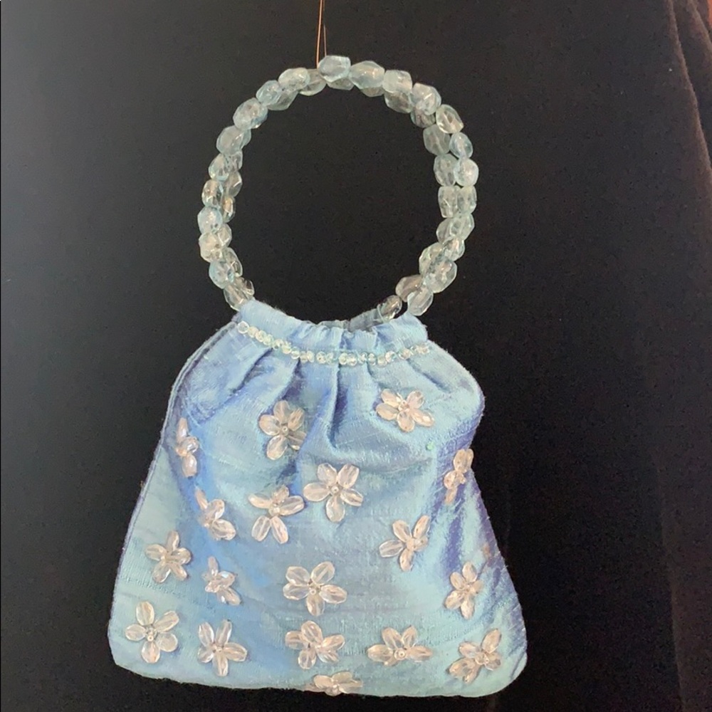 Aquamarine handbag